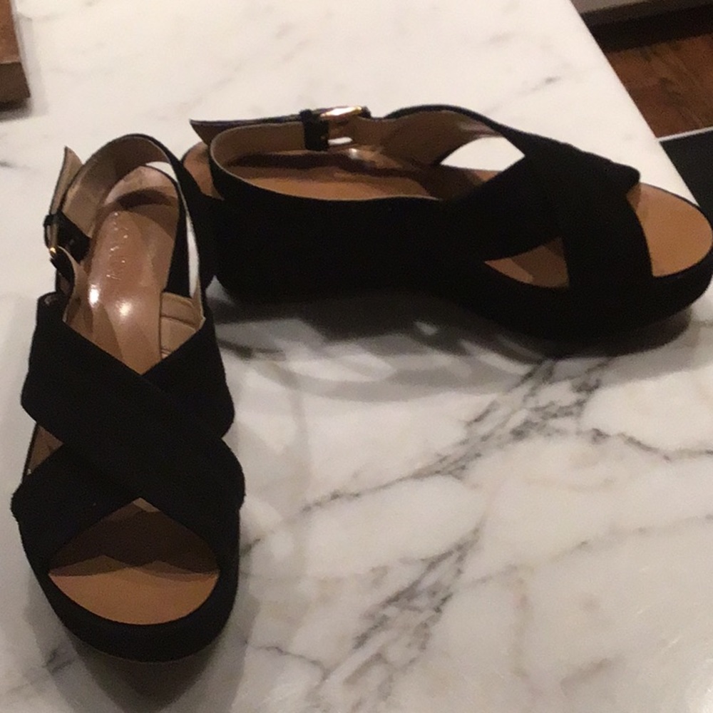 Jcrew Platform Sandal. Perfect Condition - image 2